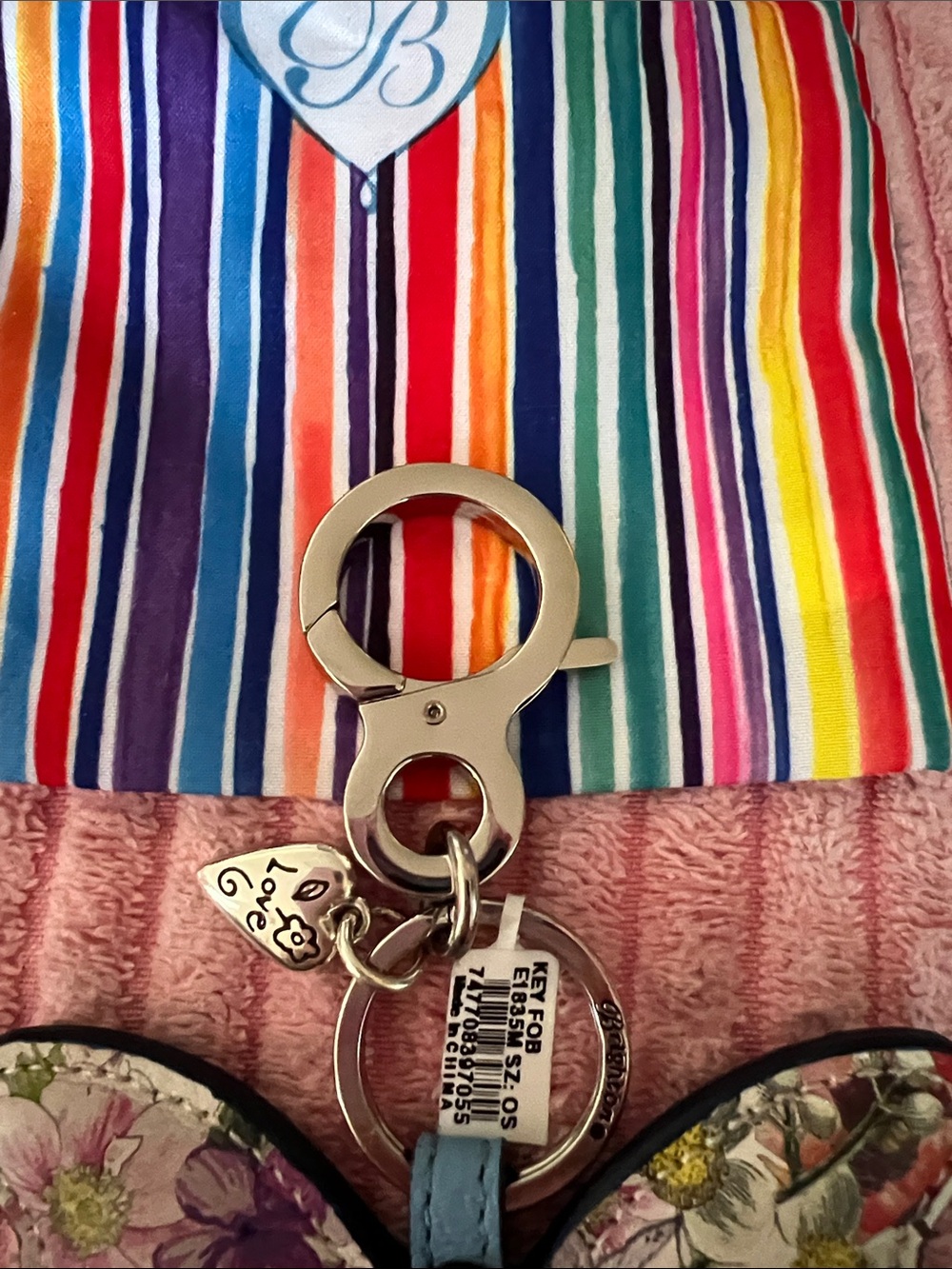 Brighton Blossom Hill Butterfly Handbag Fob - Picture 3 of 8